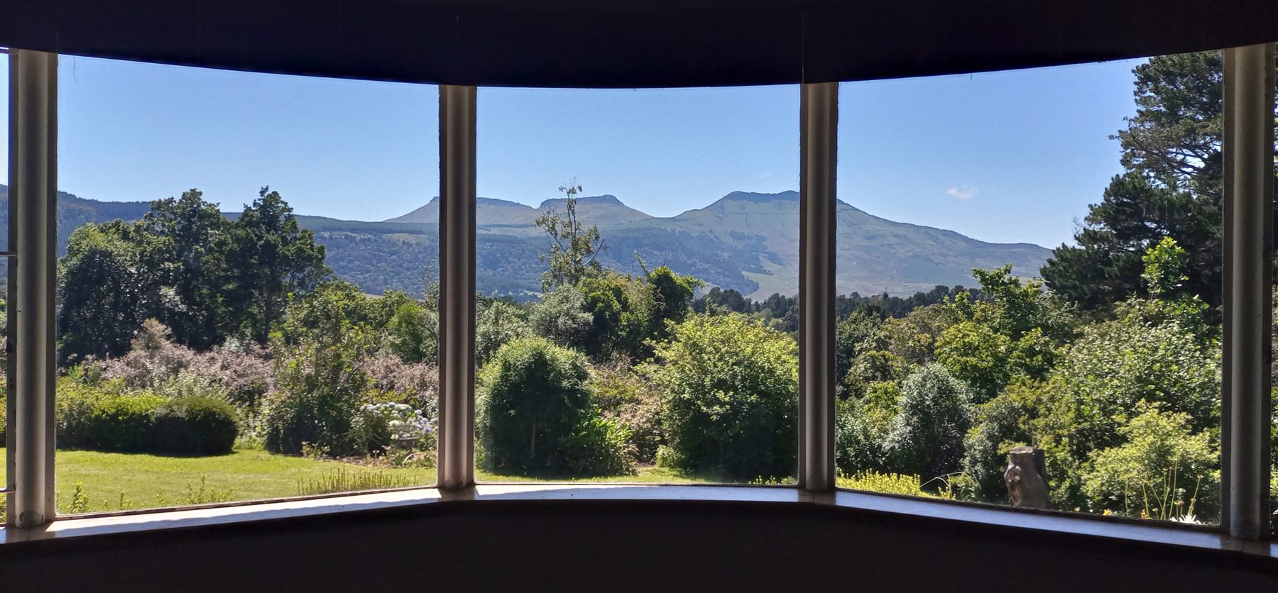 The three Hogs viewed from a Main House bedroom